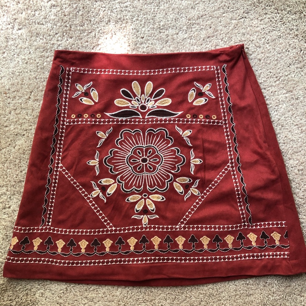 Francescas Embroidered Skirt